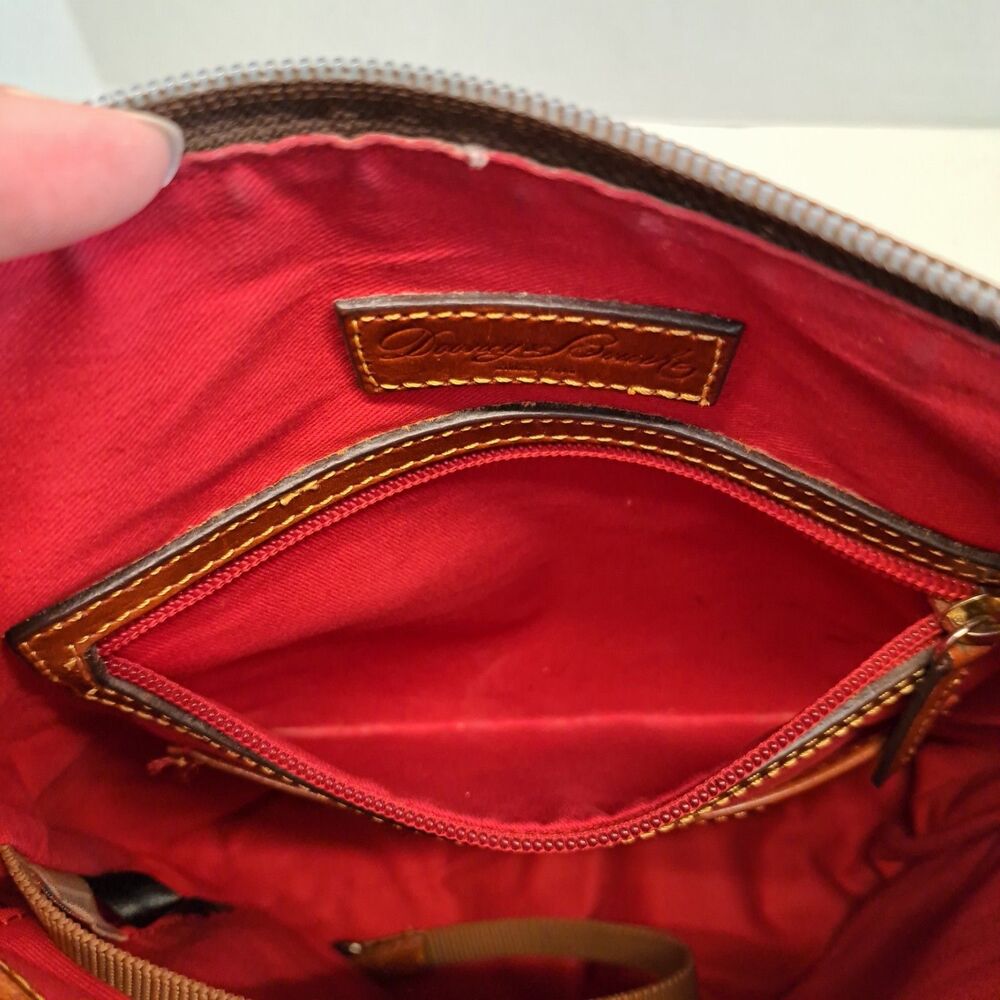 Dooney & Bourke Canvas Shoulder Bag - BLUE - Picture 6 of 16